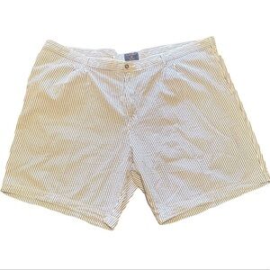 Men’s Big/Tall Saddlebred blue and white seersucker 50x10 shorts